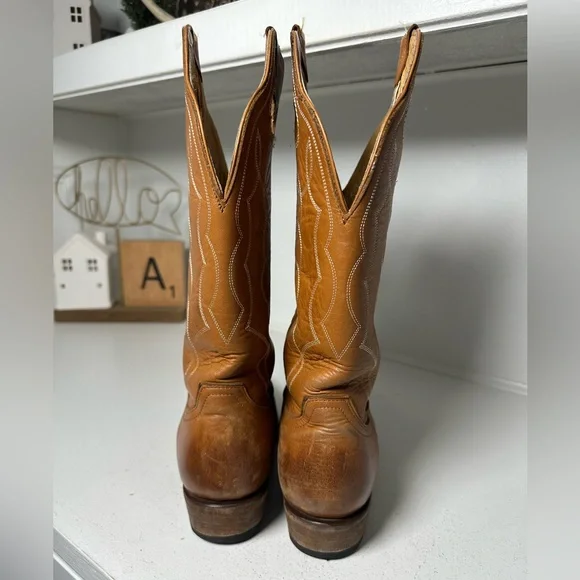 Idyllwind Western Cowboy Boots Tan Leather Embroidered Cowgirl Women’s 9.5B - Picture 6 of 10